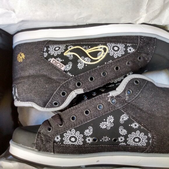 Adio Skate Jasper High Men Size 8 US Black/Bandana LP 9562 Sales Sample Denim main image 14